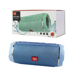 T&G WIRELESS BLUETOOTH TG-116 TF CARD/U DISK/AUXILIARY/FM RADIO 4.2 SPEAKER BOX BLUE T&G WIRELESS BLUETOOTH TG-116 TF CARD/U DISK/AUXILIARY/FM RADIO 4.2 SPEAKER BOX BLUE